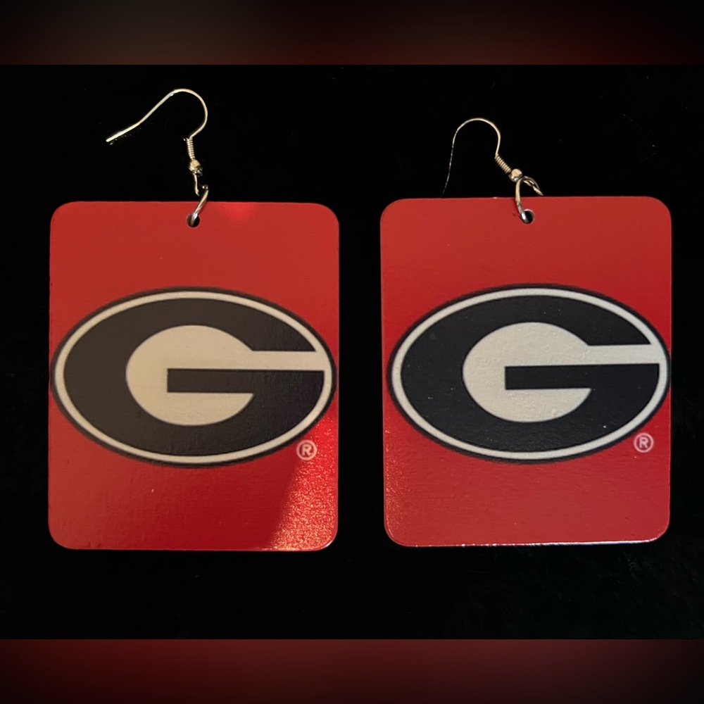 Large Square Georgia Earrings (UGA)